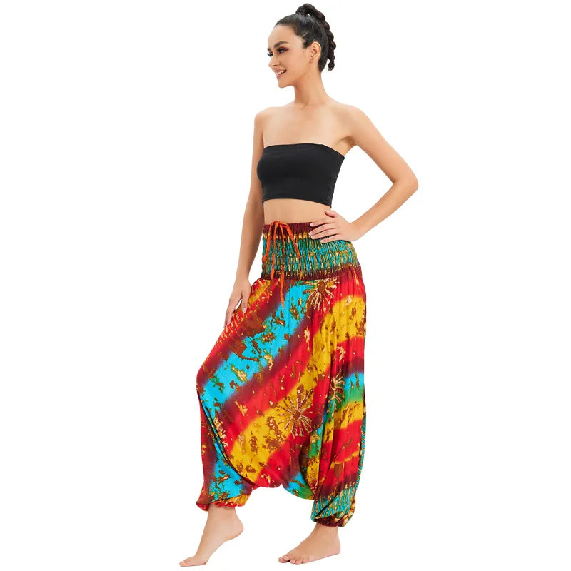 Bohemian Pants Women Pantalones