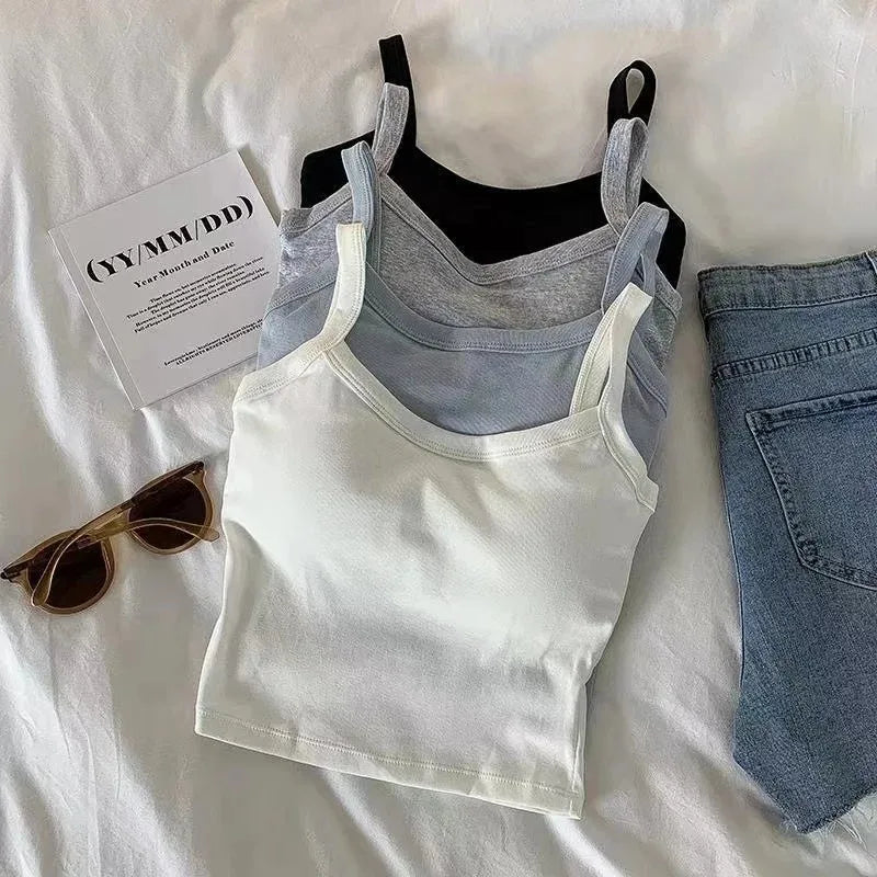 Women Sleeveless Crop Top