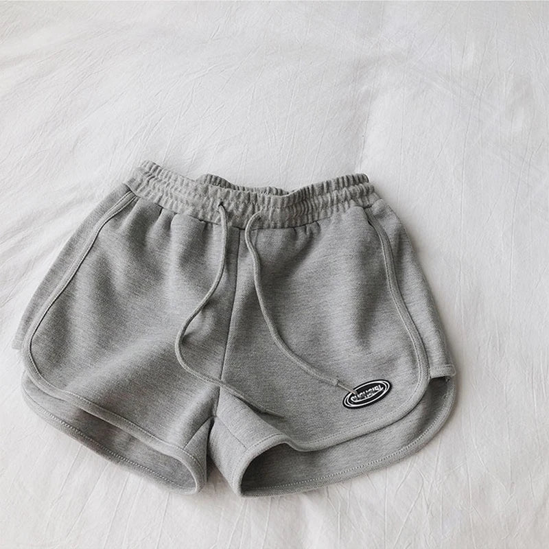 Summer Women Casual Drawstring Sports Shorts