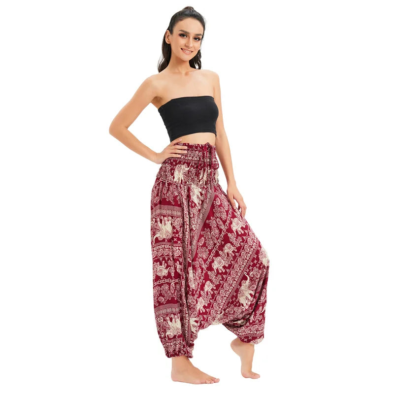 Bohemian Pants Women Pantalones