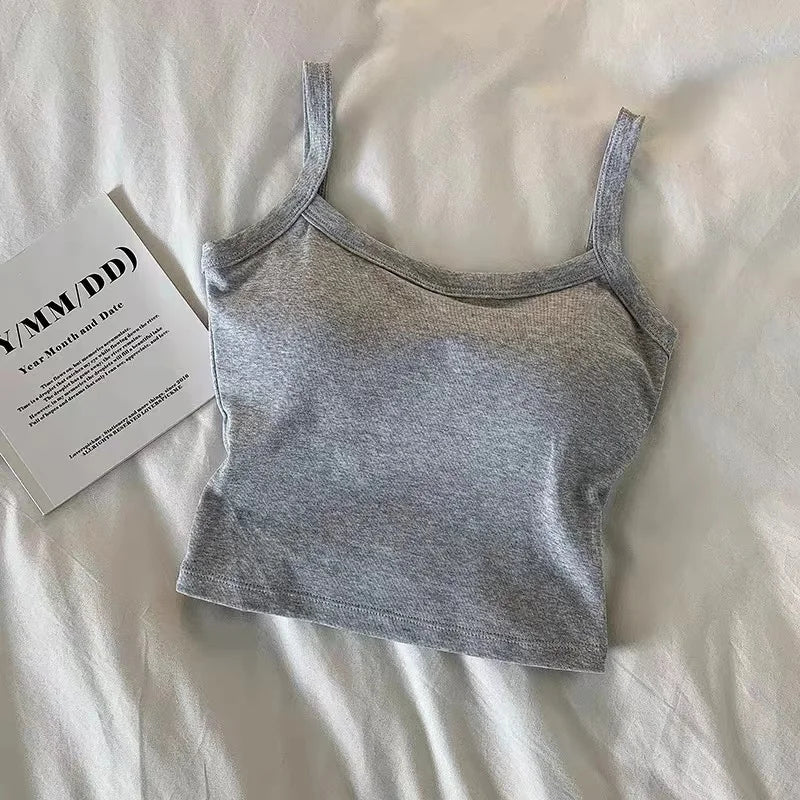 Women Sleeveless Crop Top