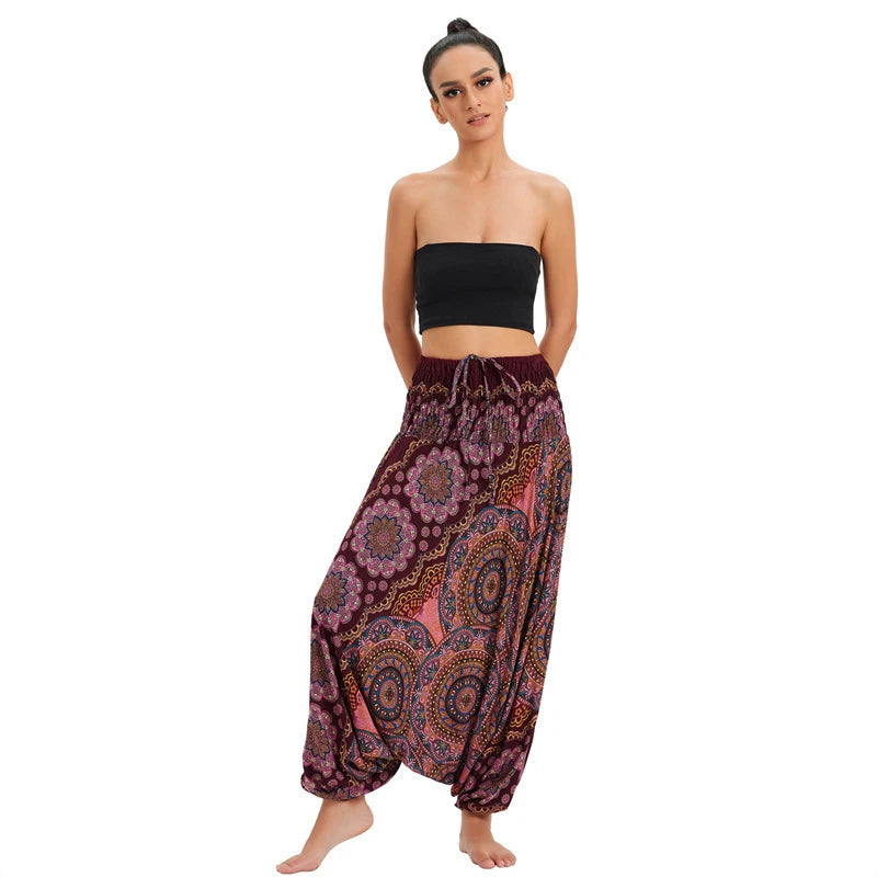Bohemian Pants Women Pantalones