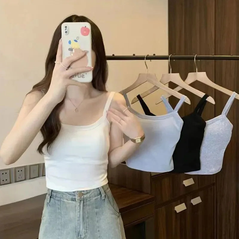 Women Sleeveless Crop Top