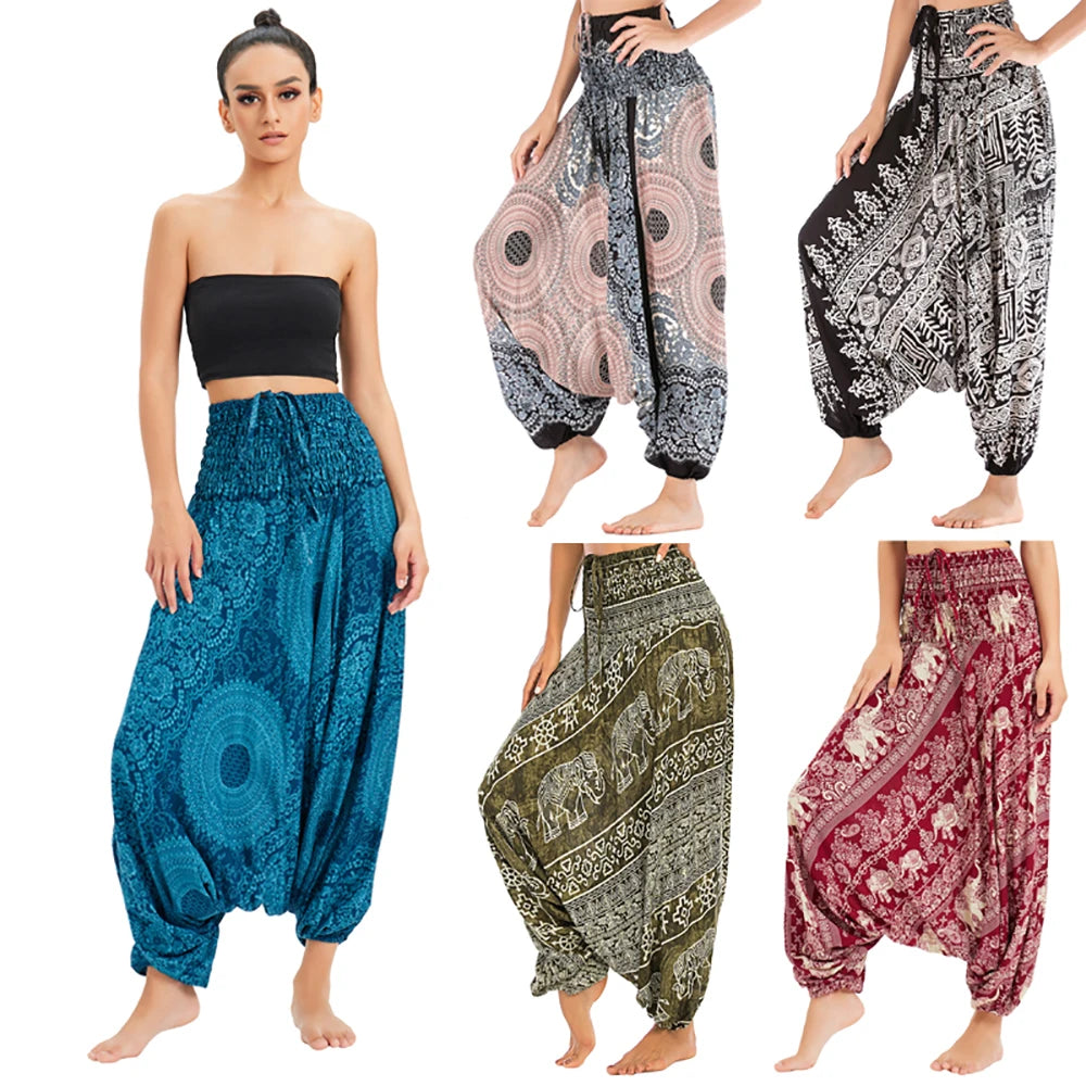 Bohemian Pants Women Pantalones