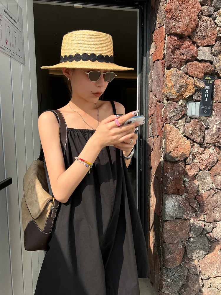 Women Backless Baggy Romper