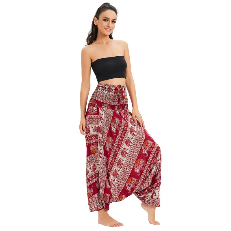 Bohemian Pants Women Pantalones