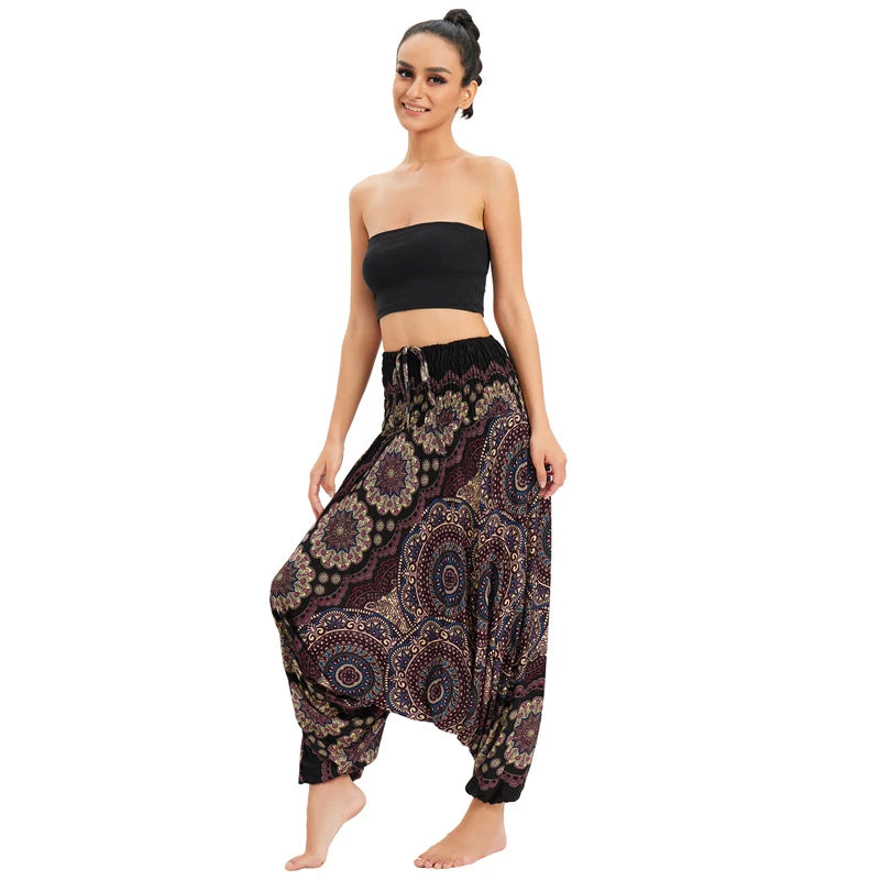 Bohemian Pants Women Pantalones