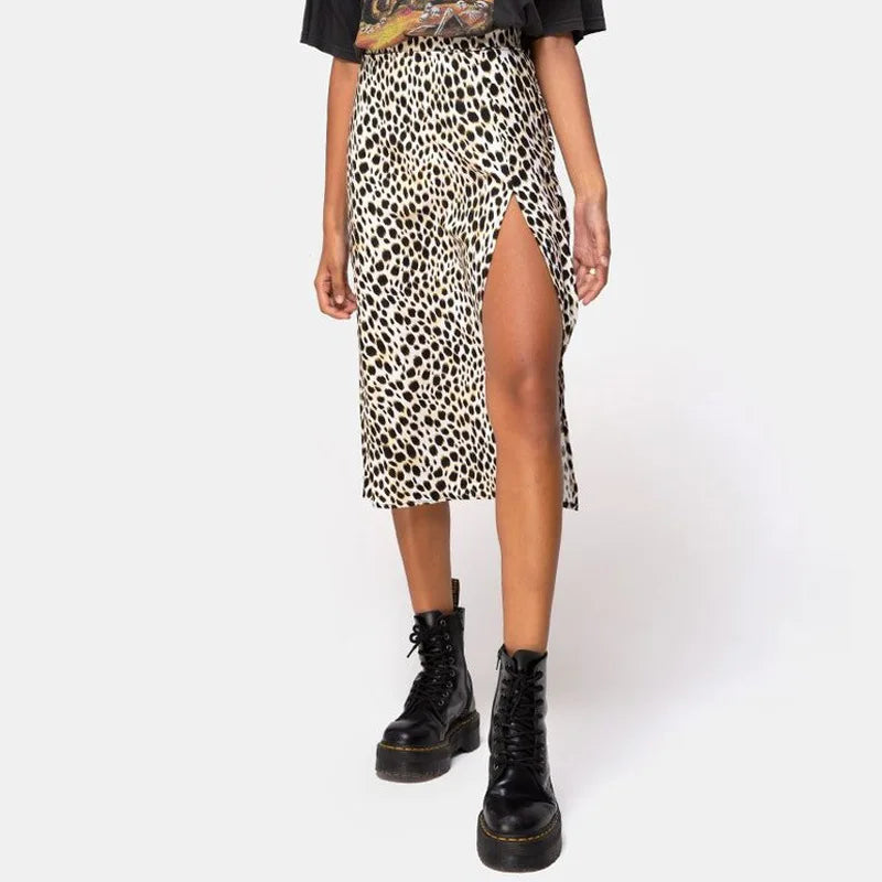 Women's High Waist Long A-line Skirt for Spring and Summer Season