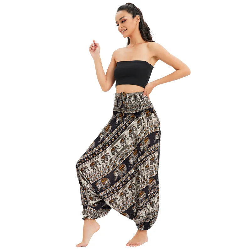 Bohemian Pants Women Pantalones