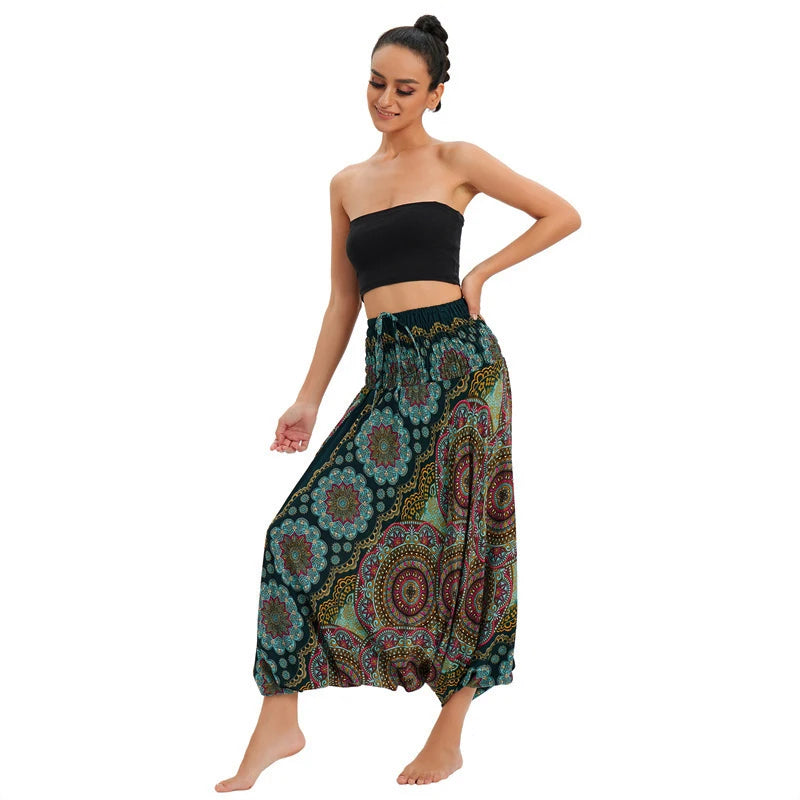 Bohemian Pants Women Pantalones