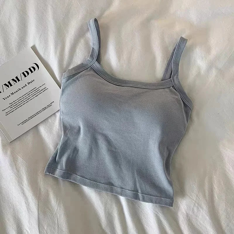 Women Sleeveless Crop Top
