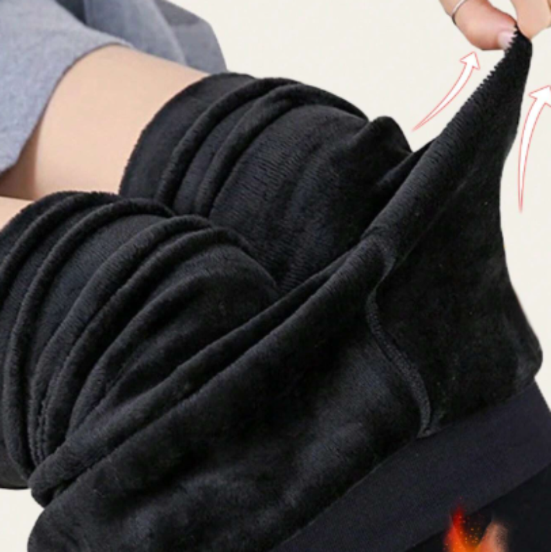 Winter Thicken Thermal Pantyhose Women Fleece Lined Tights