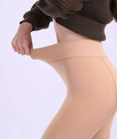 Solid Fuzzy Tights