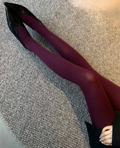 Velvet High Elasticity Solid Color Tights