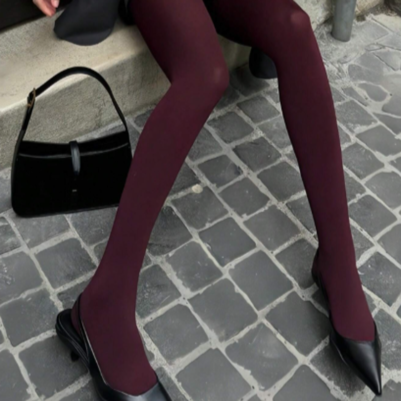 Velvet High Elasticity Solid Color Tights
