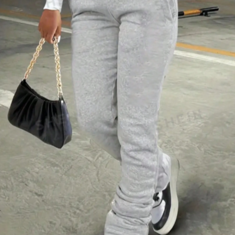 Drawstring Waist Sweatpants