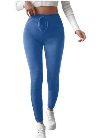Relaxiva Women's Thermal Lined Knot Waist Thin Leggings