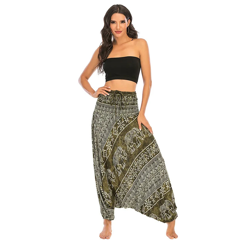 Bohemian Pants Women Pantalones