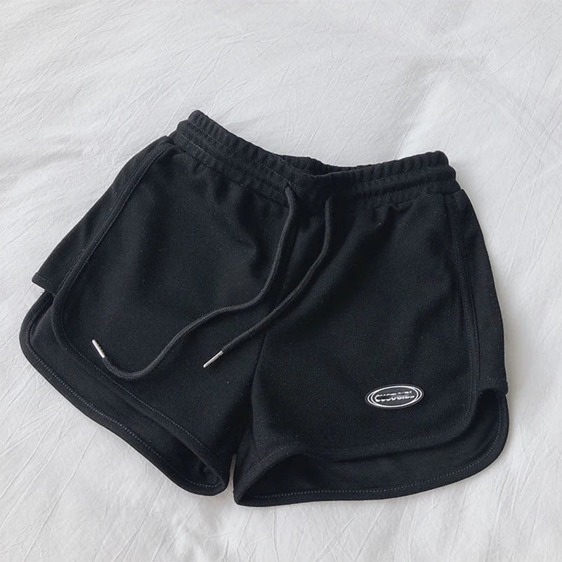 Summer Women Casual Drawstring Sports Shorts