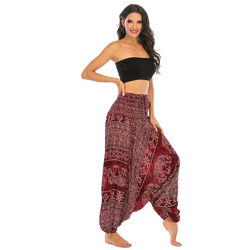 Bohemian Pants Women Pantalones