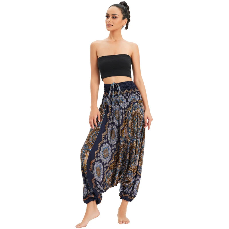 Bohemian Pants Women Pantalones