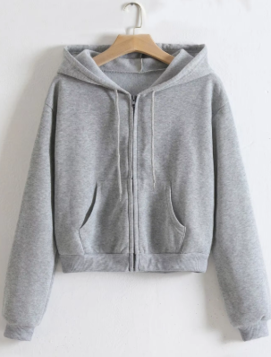 Women's Hooded Sweatshirt With Drawstring
